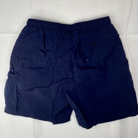 Vintage C&B Sport Swim Trunks Men XL Navy Stripe Retro Y2K Preppy Classic Mesh - Picture 4 of 7